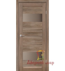 Двери ARONA серое дерево стекло сатин бронза